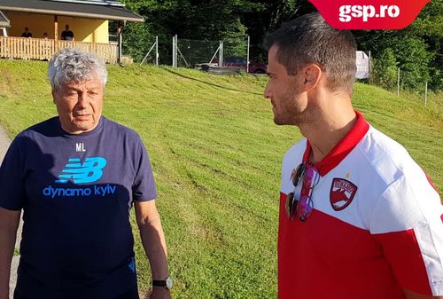 După Dinamo București - Dinamo Kiev 1-4, Mircea Lucescu, antrenorul ucrainenilor, a stat la discuții cu Andrei Nicolescu, acționarul „câinilor”.