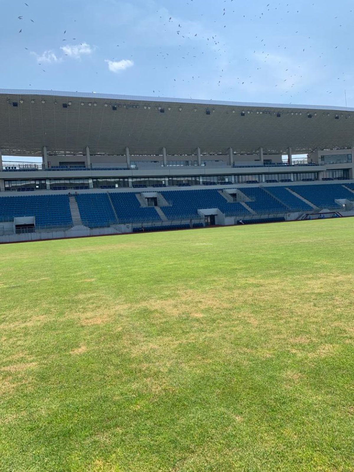 Cum arată gazonul arenei din Târgu-Jiu cu 11 zile înainte de FCU Craiova - FCSB