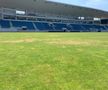 Cum arată gazonul arenei din Târgu-Jiu cu 11 zile înainte de FCU Craiova - FCSB