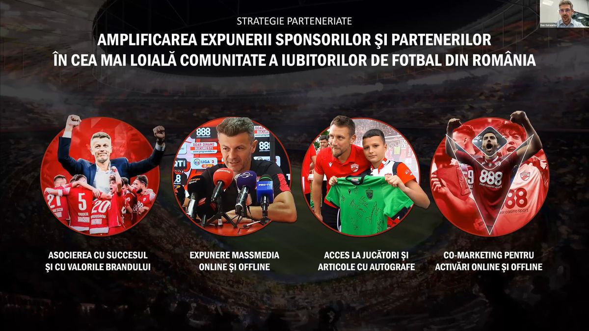 FOTO Dinamo, prezentare webinar Red & White