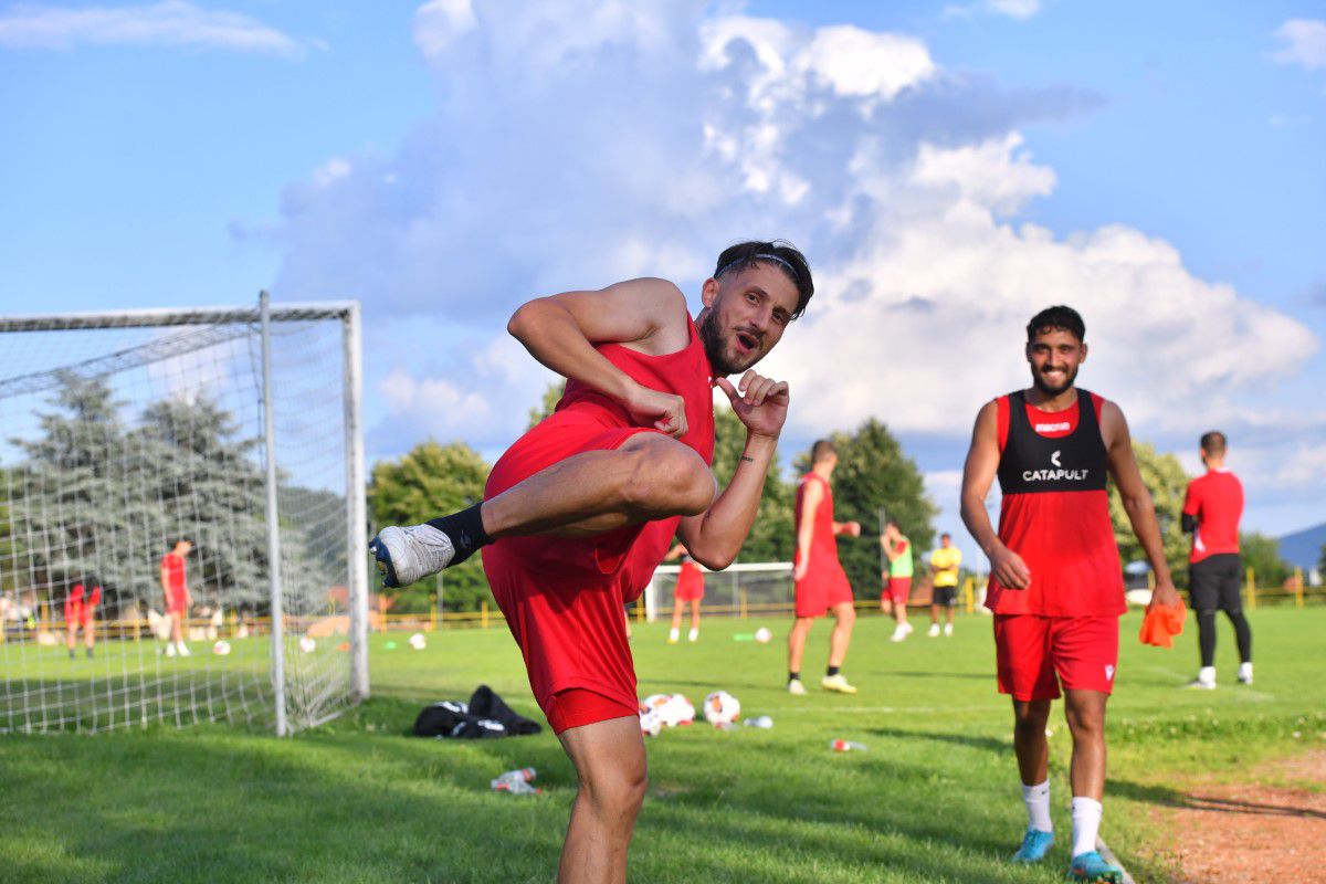 Imagini inedite din cantonamentul lui Dinamo