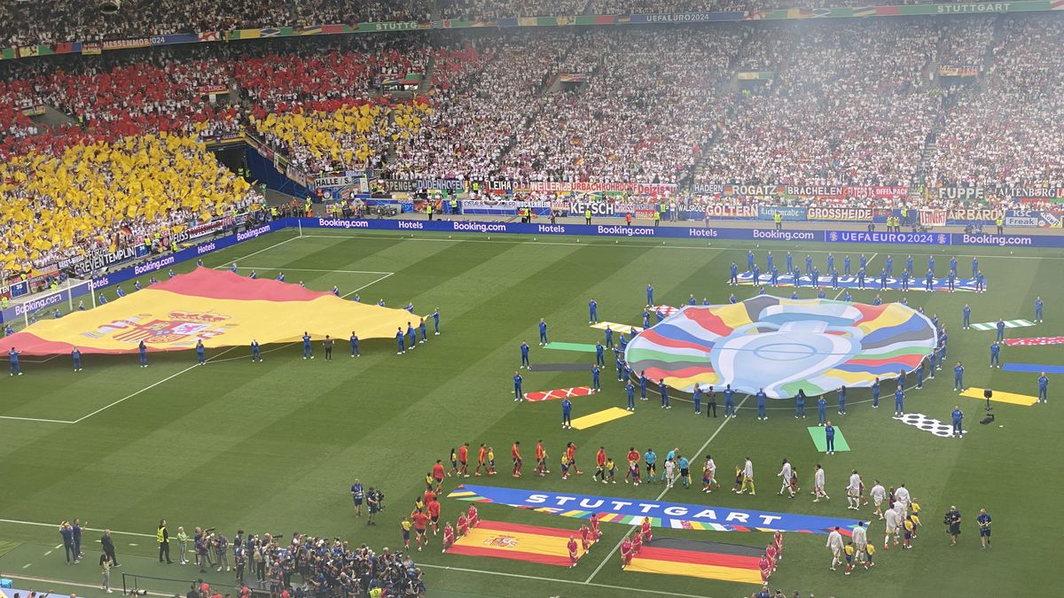 Spania - Germania - imagini cu suporterii din stadion