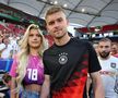 Apariție răvășitoare! Blonda care a pus monopol pe „oficiala” stadionului din Stuttgart, înainte de Spania - Germania