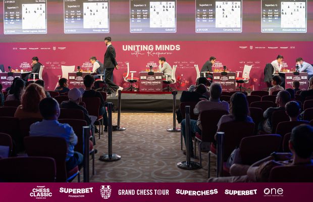 Partidele din a opta rundă de la Superbet Chess Classic România 2024 s-au încheiat cu remize