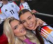 Apariție răvășitoare! Blonda care a pus monopol pe „oficiala” stadionului din Stuttgart, înainte de Spania - Germania