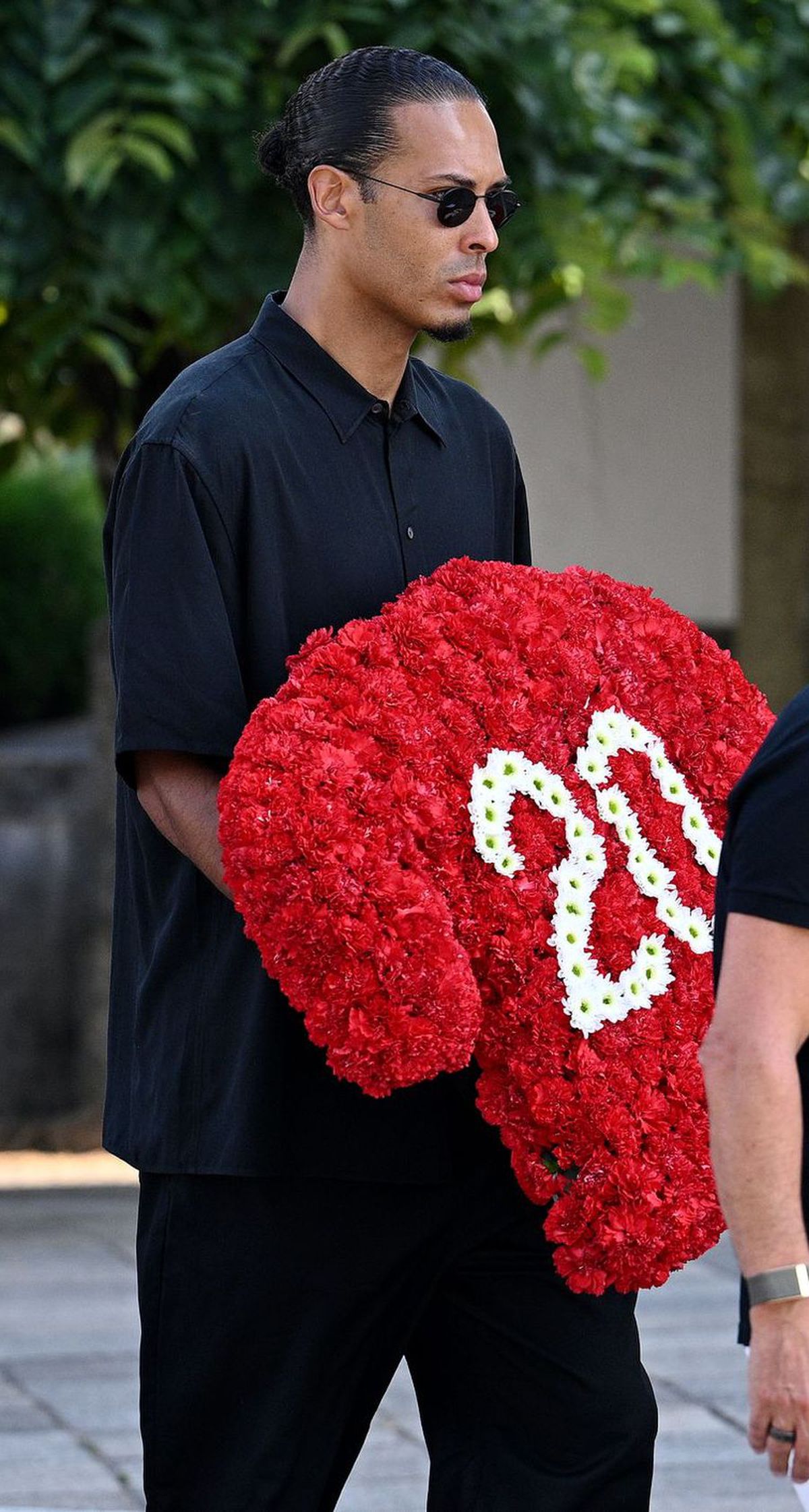 Fanii la mormântul lui Diogo Jota / foto: X