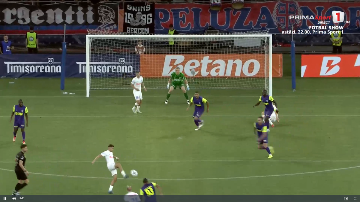 Politic a marcat un eurogol la debutul pentru FCSB, dar CFR Cluj a cerut ofsaid! Fază controversată în Supercupă