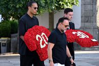 Imagini sfâșietoare de la înmormântarea lui Diogo Jota și a fratelui său » Staruri din lumea fotbalului au venit să-și ia rămas bun