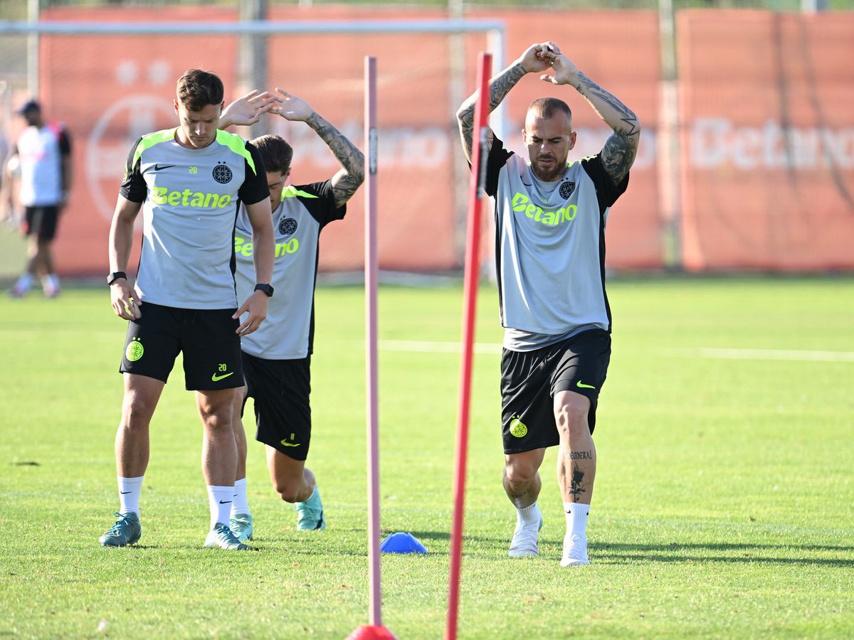 Antrenament FCSB inaintea Supercupei Romaniei cu CFR Cluj