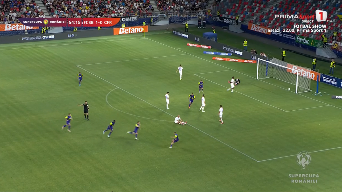 Dan Petrescu a răbufnit și a cerut să scoată echipa de pe teren în Supercupa dintre FCSB și CFR Cluj