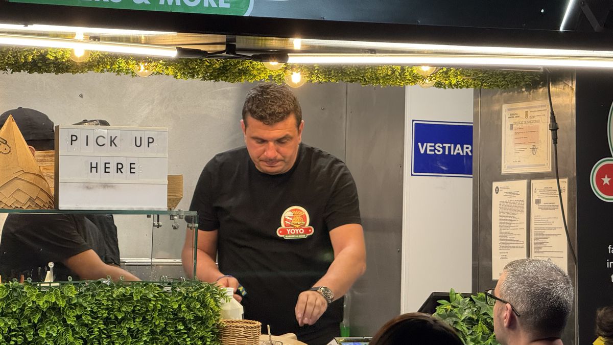 Campionul României a muncit în toneta cu mâncare, în prima zi de Neversea Kapital, pe Arena Națională