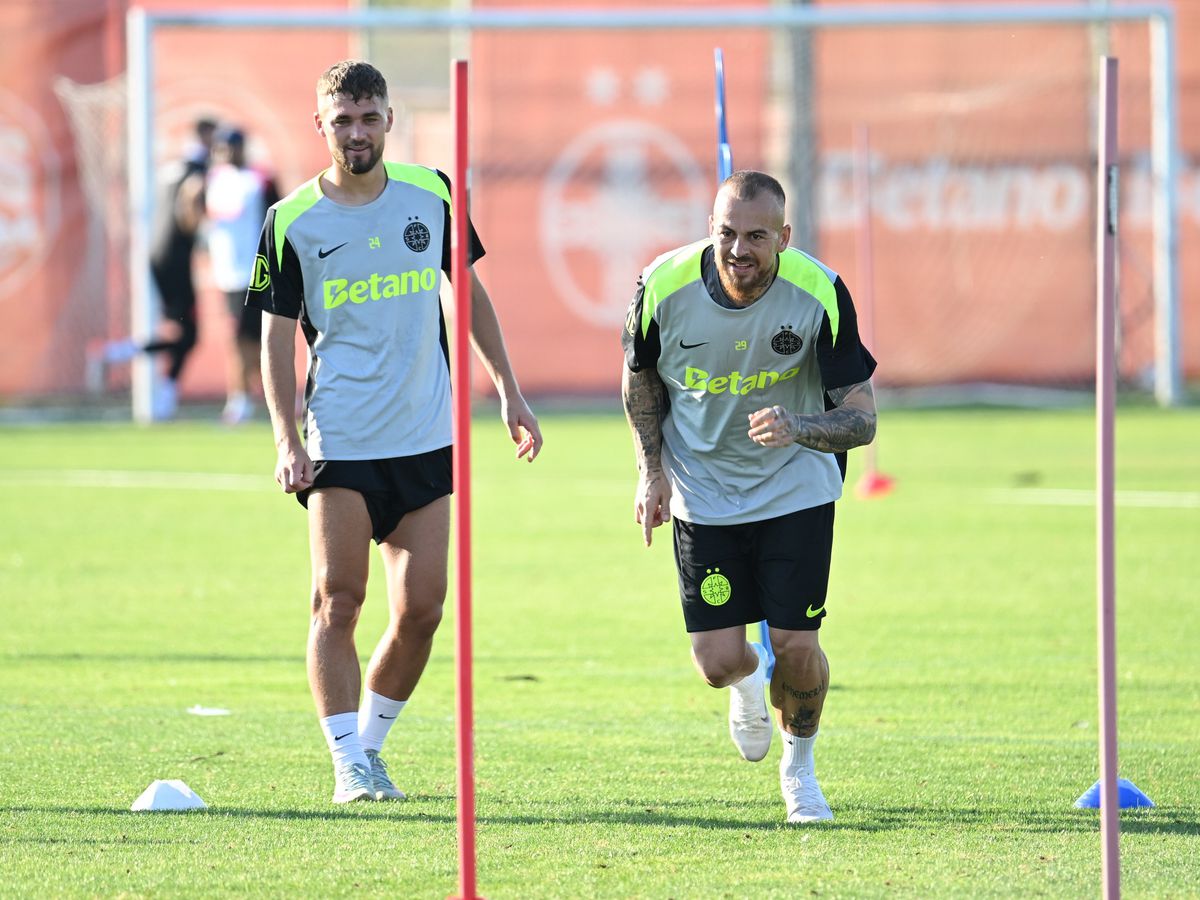 Antrenament FCSB inaintea Supercupei Romaniei cu CFR Cluj