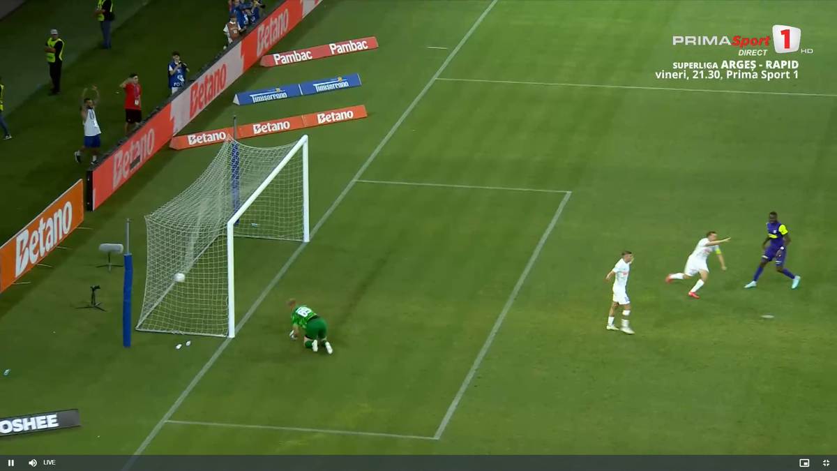 Politic a marcat un eurogol la debutul pentru FCSB, dar CFR Cluj a cerut ofsaid! Fază controversată în Supercupă