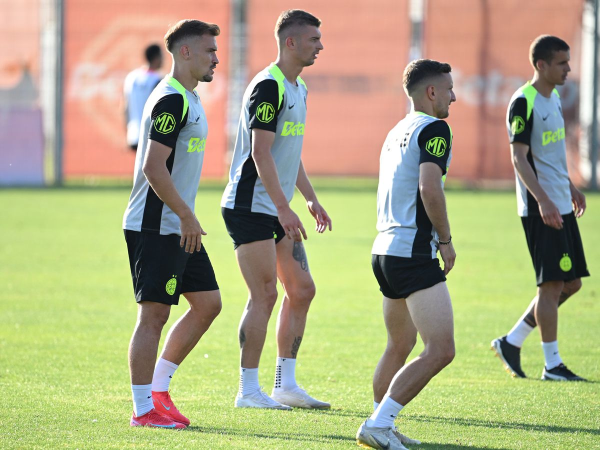 Antrenament FCSB inaintea Supercupei Romaniei cu CFR Cluj