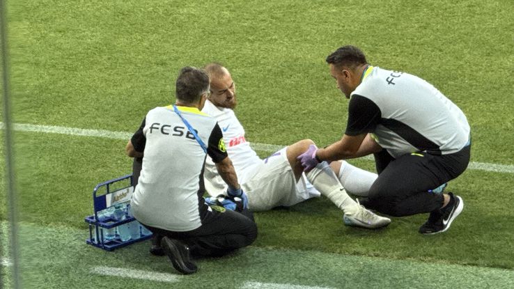 Denis Alibec s-a accidentat în Supercupa României/ foto: Andrei Crăițoiu (GSP)