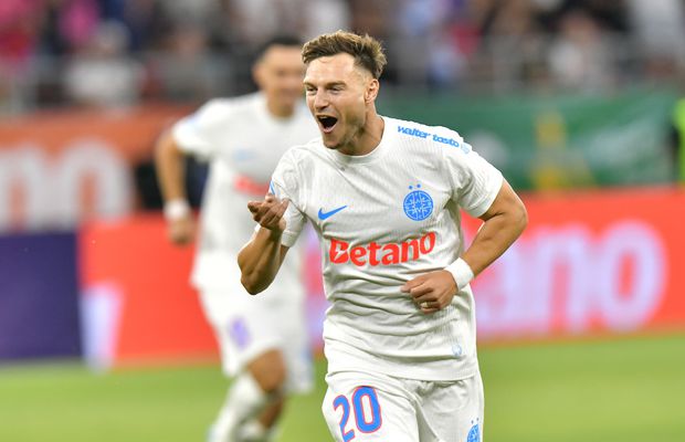 Avem raportul: Dennis Politic, cifre de excepție în meciul de debut la FCSB