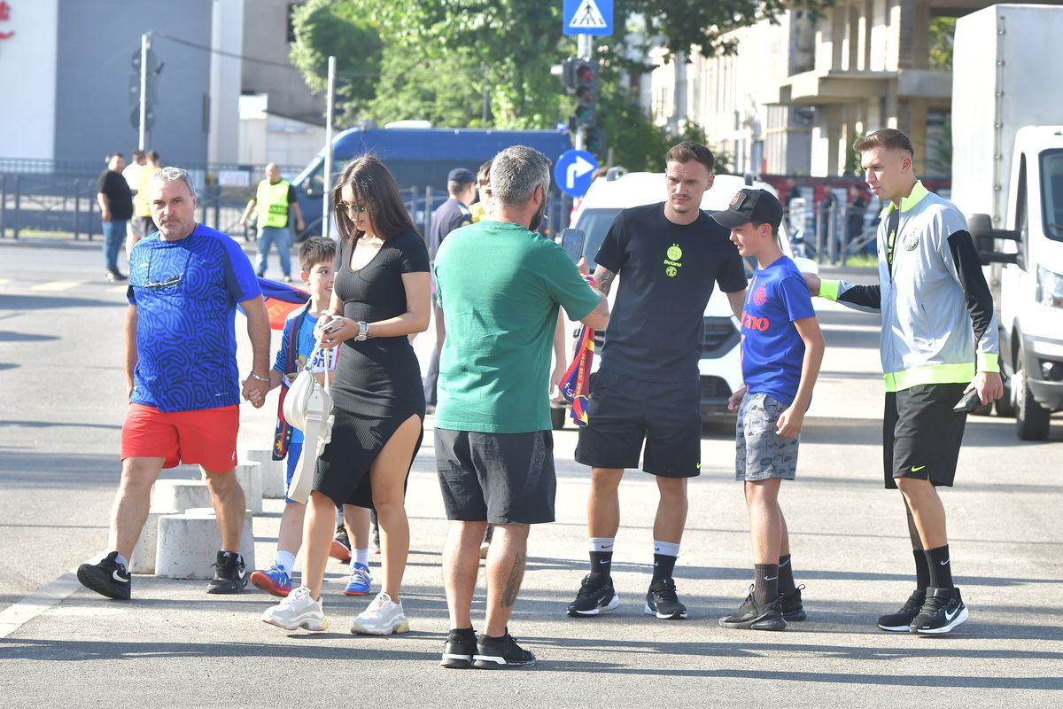 Imagini înainte de Supercupa României, FCSB - CFR Cluj