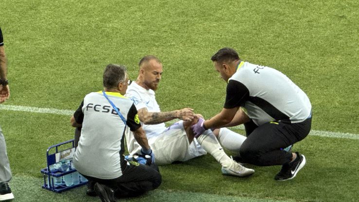 Denis Alibec s-a accidentat în Supercupa României/ foto: Andrei Crăițoiu (GSP)