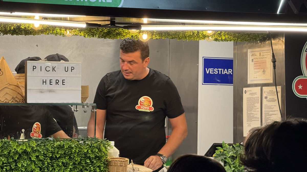 Campionul României a muncit în toneta cu mâncare, în prima zi de Neversea Kapital, pe Arena Națională