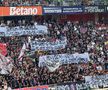 Mesajul apărut în peluza FCSB-ului la meciul cu CFR Cluj din Supercupa României