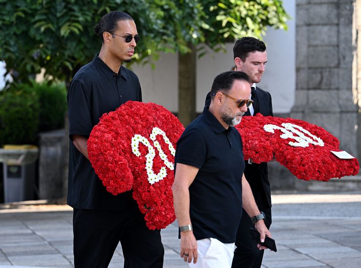 Imagini de la înmormântarea lui Diogo Jota / Foto: Getty Images