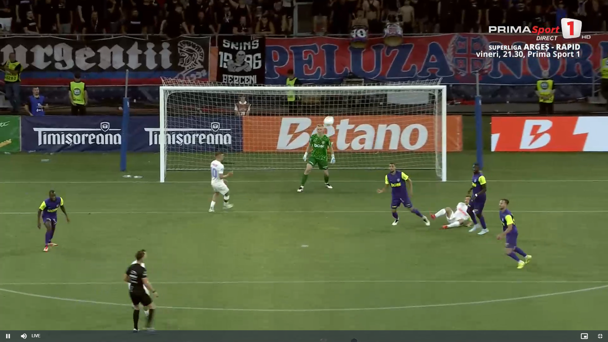 Dennis Politic a marcat primul gol pentru FCSB