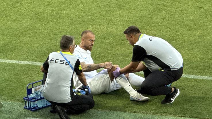 Denis Alibec s-a accidentat în Supercupa României/ foto: Andrei Crăițoiu (GSP)