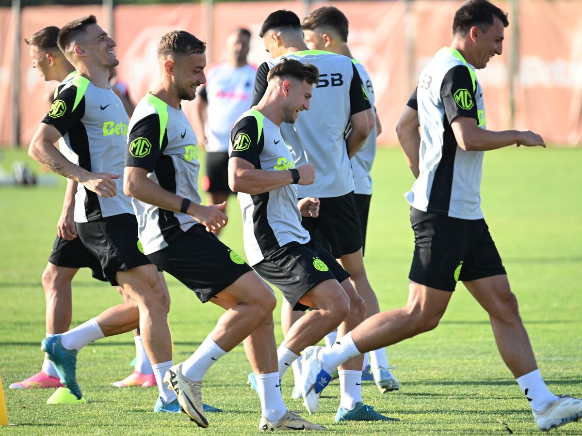 Antrenament FCSB inaintea Supercupei Romaniei cu CFR Cluj