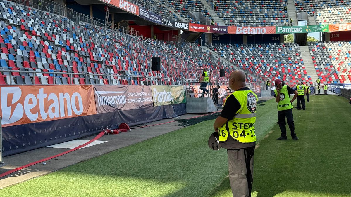 Imagini înainte de Supercupa FCSB - CFR Cluj // 5.07.2025