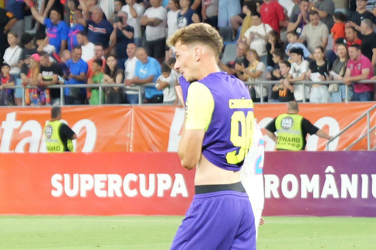 Imagini de la finalul Supercupei FCSB - CFR Cluj