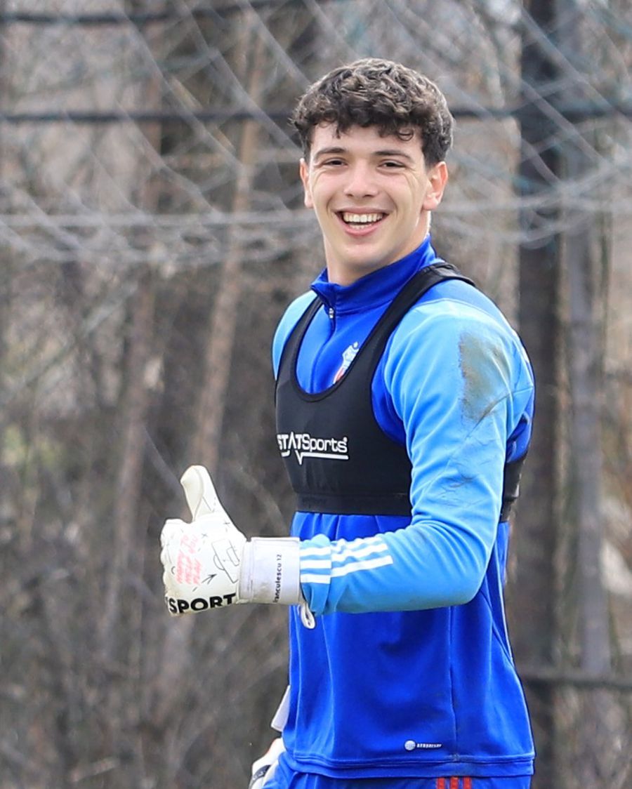 Adrian Frănculescu, portar Steaua / foto: Facebook Portarul celor de la CFR Cluj continuă în Liga 2: anunțul făcut de Steaua