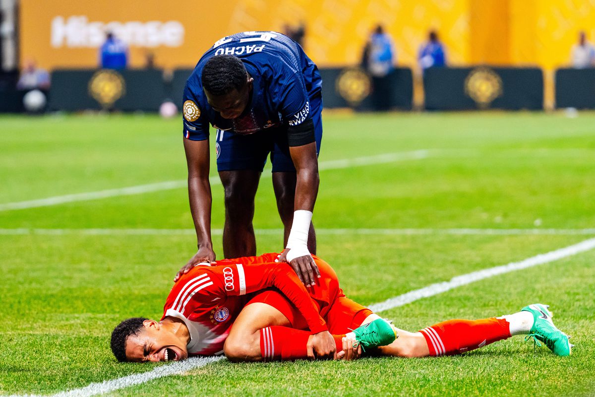 Jamal Musiala, accidentare HORROR în sferturile Campionatului Mondial al Cluburilor: Donnarumma a izbucnit în plâns