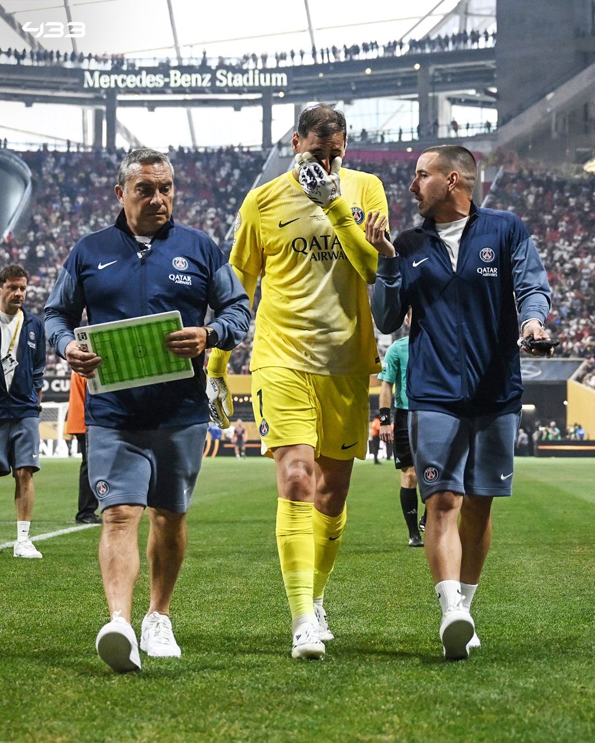 Jamal Musiala, accidentare HORROR în sferturile Campionatului Mondial al Cluburilor: Donnarumma a izbucnit în plâns