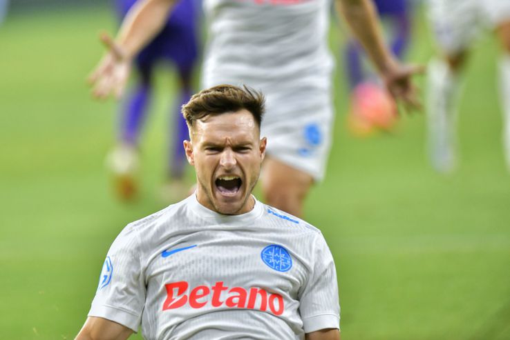 Dennis Politic în FCSB - CFR, foto: GSP