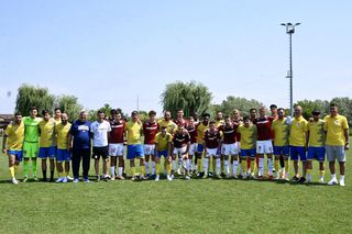 Rapid a jucat un meci-școală cu A.C.S. Spicul Vâlcelele. Câte goluri i-a dat echipei lui Marian Vlada