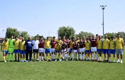 Rapid a jucat un meci-școală cu A.C.S. Spicul Vâlcelele. Câte goluri i-a dat echipei lui Marian Vlada