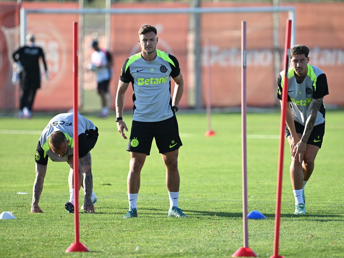 Antrenament FCSB inaintea Supercupei Romaniei cu CFR Cluj