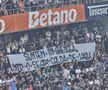 Mesajul apărut în peluza FCSB-ului la meciul cu CFR Cluj din Supercupa României