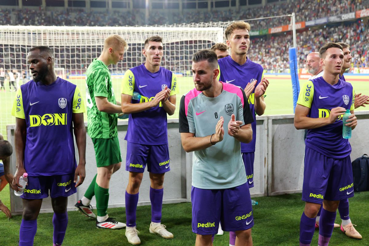 Imagini de la finalul Supercupei FCSB - CFR Cluj