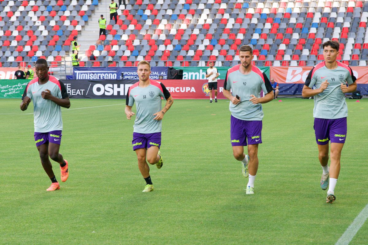 Imagini înainte de Supercupa României, FCSB - CFR Cluj