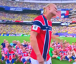 Imagini de la finalul meciului Brazilia - Norvegia, cu Neymar și Haaland