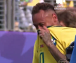 Imagini de la finalul meciului Brazilia - Norvegia, cu Neymar și Haaland