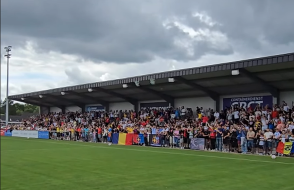 Imagini tari: fanii celor de la FCSB au dat năvală la amicalul din Belgia » „București, Steaua București!” + Moment special pentru Darius Olaru