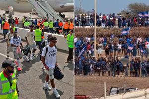 După Mondialul istoric, naționala din Capul Verde a fost primită în sărbătoare pe aeroport