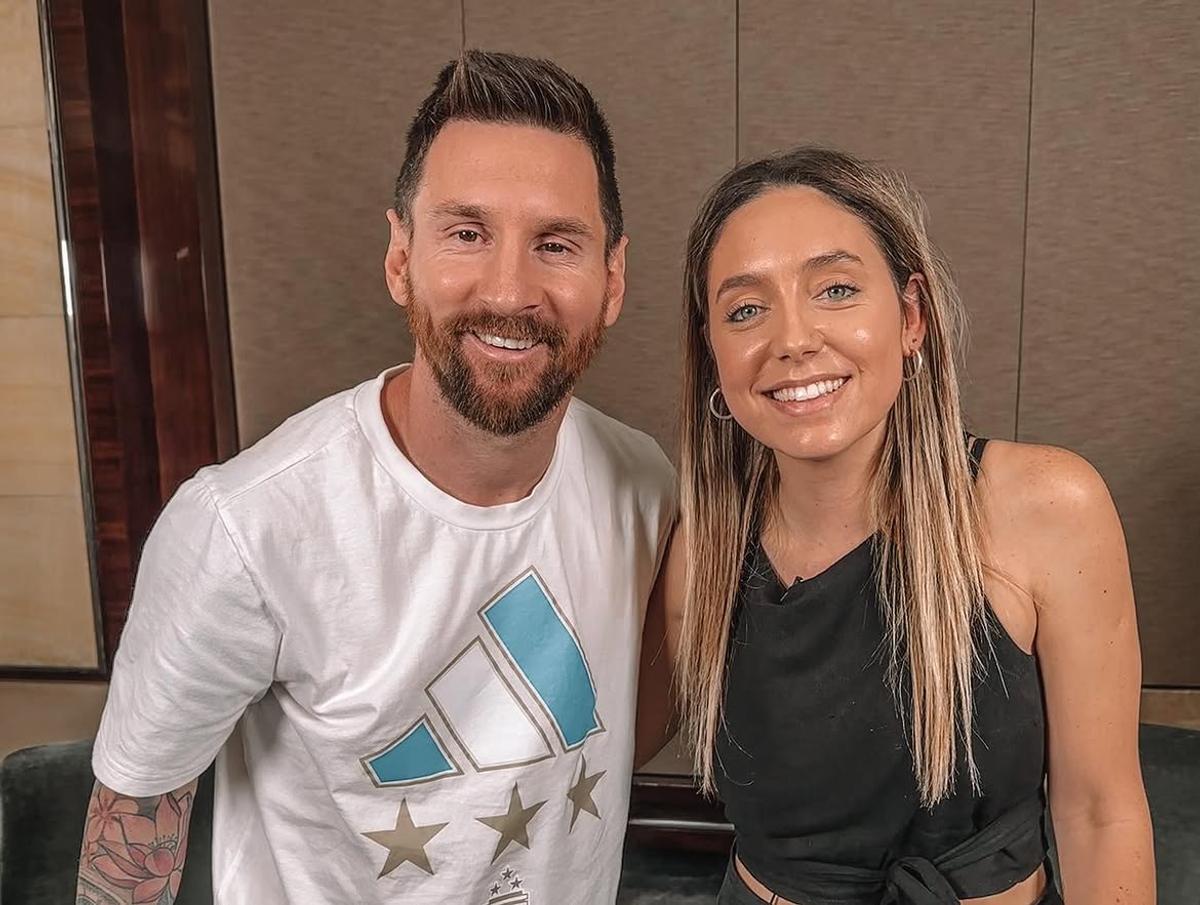 Leo Messi a întâlnit-o din nou pe presupusa amantă și n-a ezitat s-o îmbrățișeze: „Când mă uit la tine...”