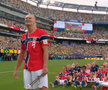 Imagini de la finalul meciului Brazilia - Norvegia, cu Neymar și Haaland