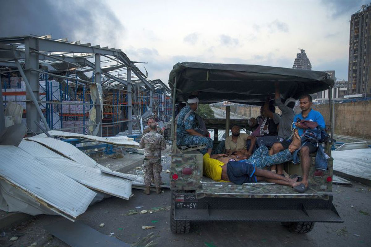 Explozie Beirut, Liban