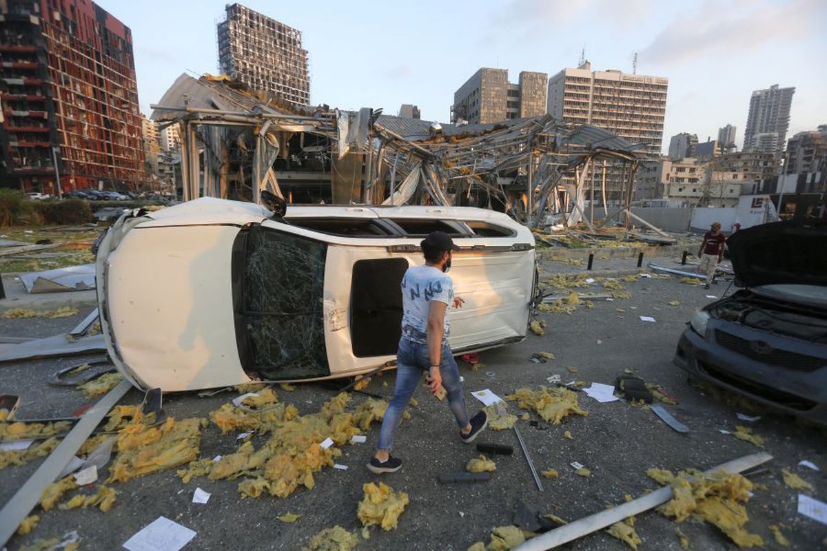 Explozie Beirut, Liban