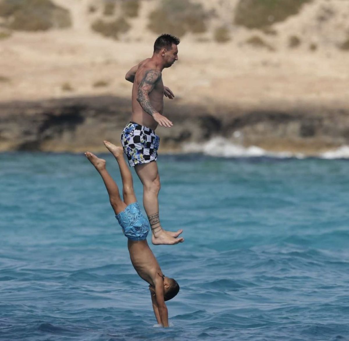 Leo Messi - vacanță