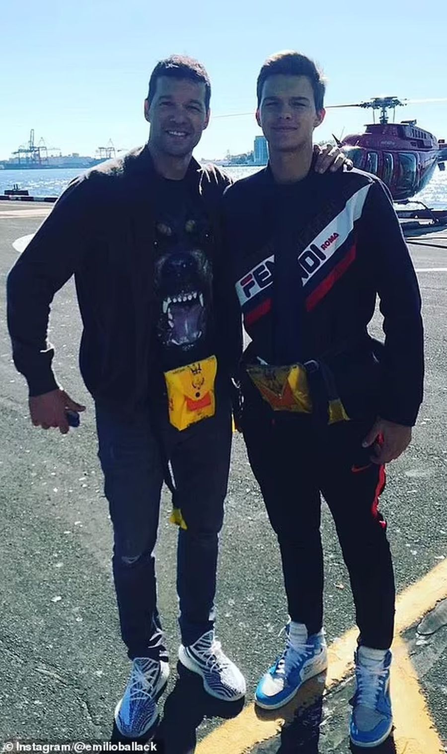 Emilio Ballack împreună cu tatăl său, Michael. Dramă în familia lui Michael Ballack » Fiul cel mijlociu al acestuia a murit la doar 18 ani